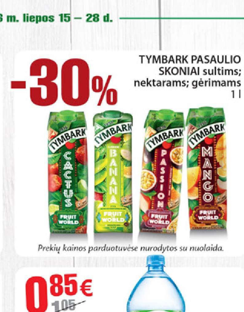 TYMBARK PASAULIO SKONIAI sultims; nektarams; geriamams