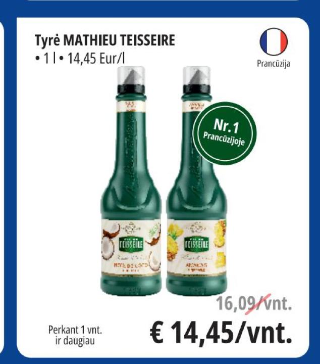 Tyrė MATHIEU TEISSEIRE, 1 l