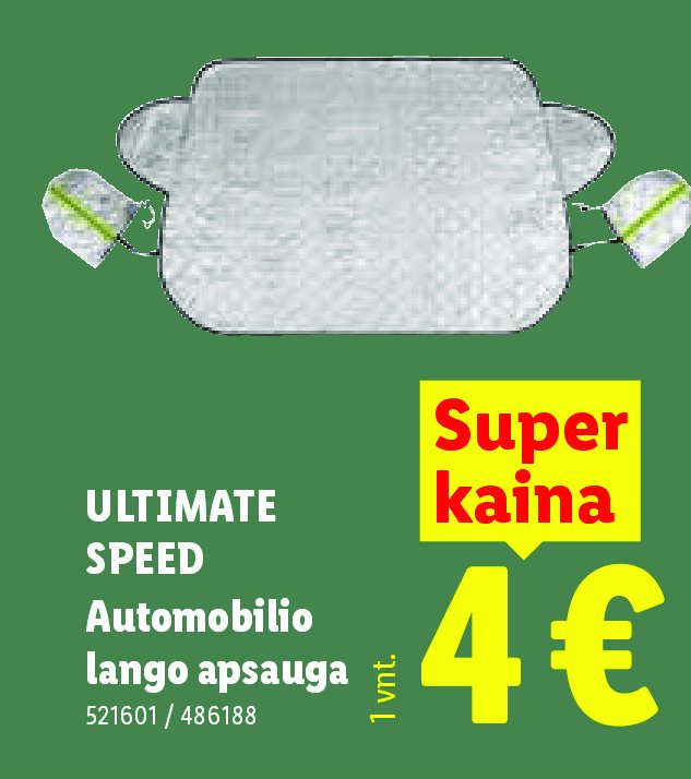 ULTIMATE SPEED Automobilio lango apsauga, 1 vnt