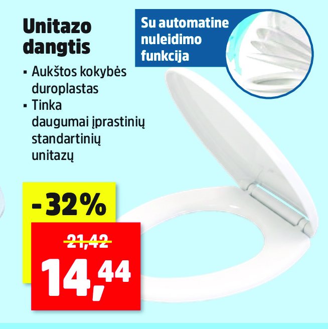 Unitazo dangtis