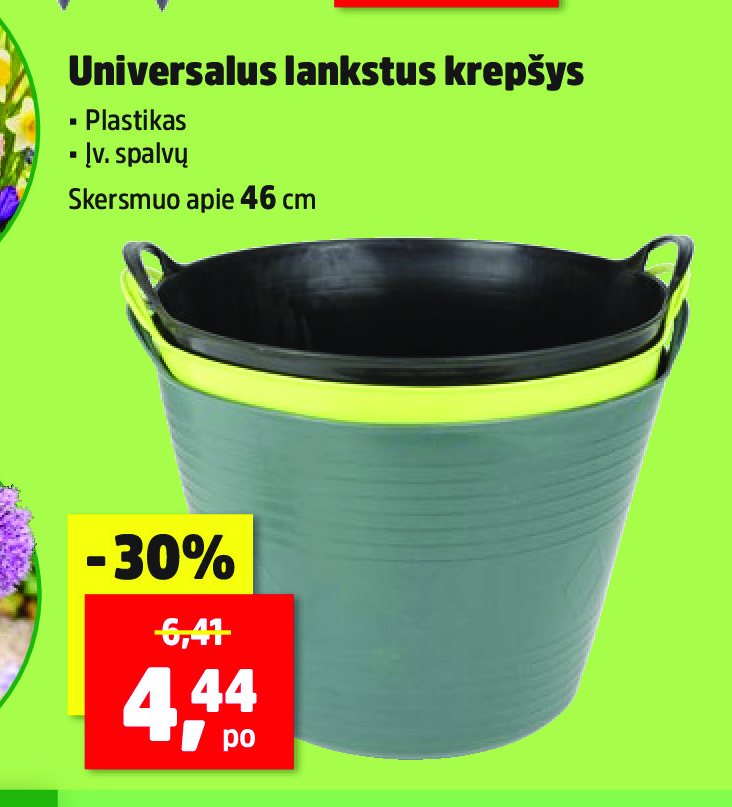Universalus lankstus krepšys, 46 cm