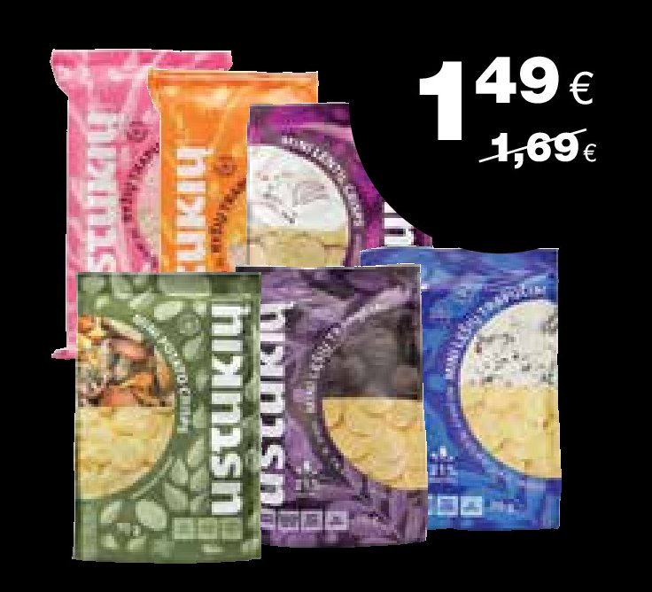 USTUKIŲ MALŪNAS gaminiai