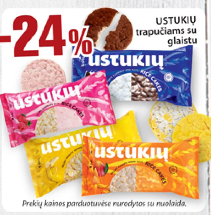 USTUKIŲ trapučiams su glaistu