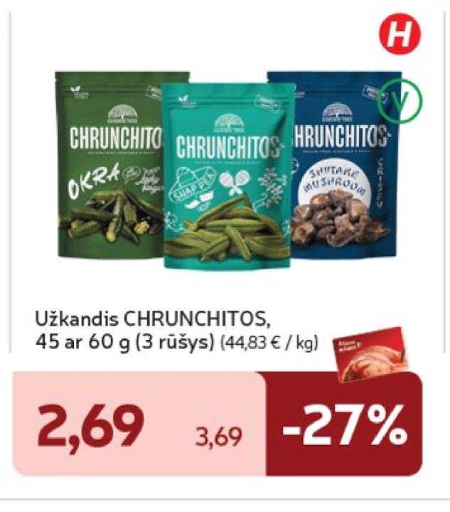 Užkandis CHRUNCHITOS, 60 g