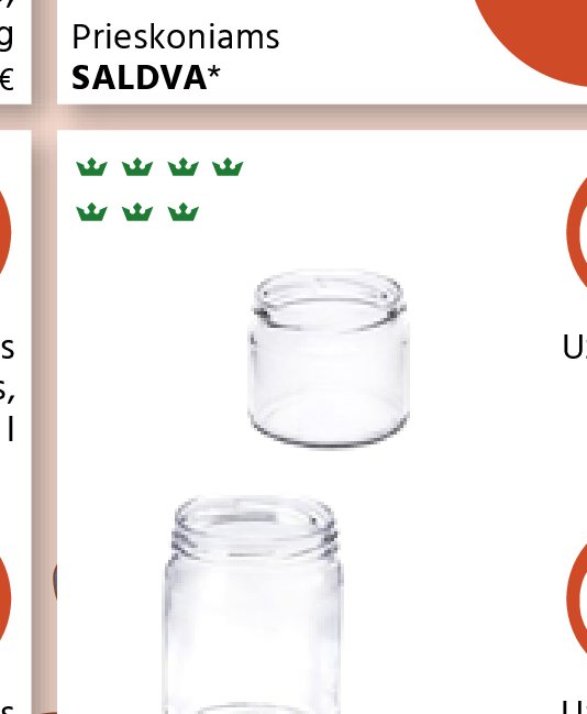 Užsukamas stiklainis, 0.33 l