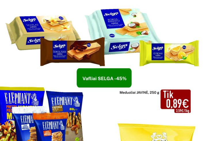 Vafliai SELGA