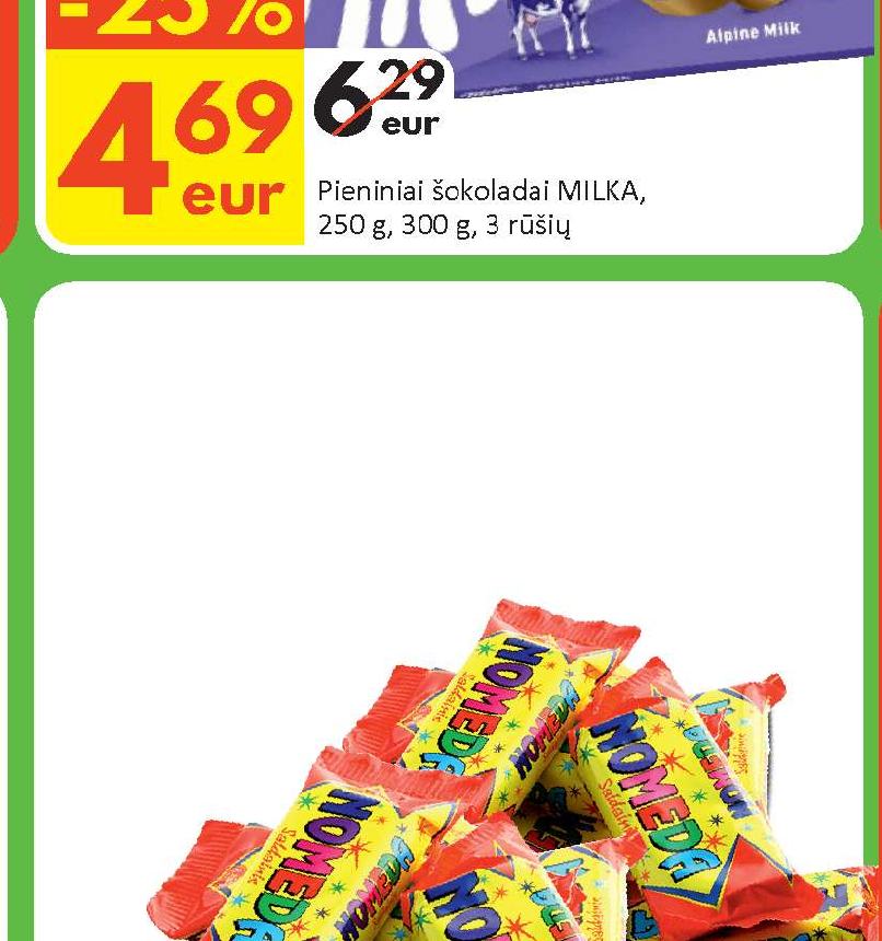 Vafliniai saldainiai NOMEDA, 1 kg