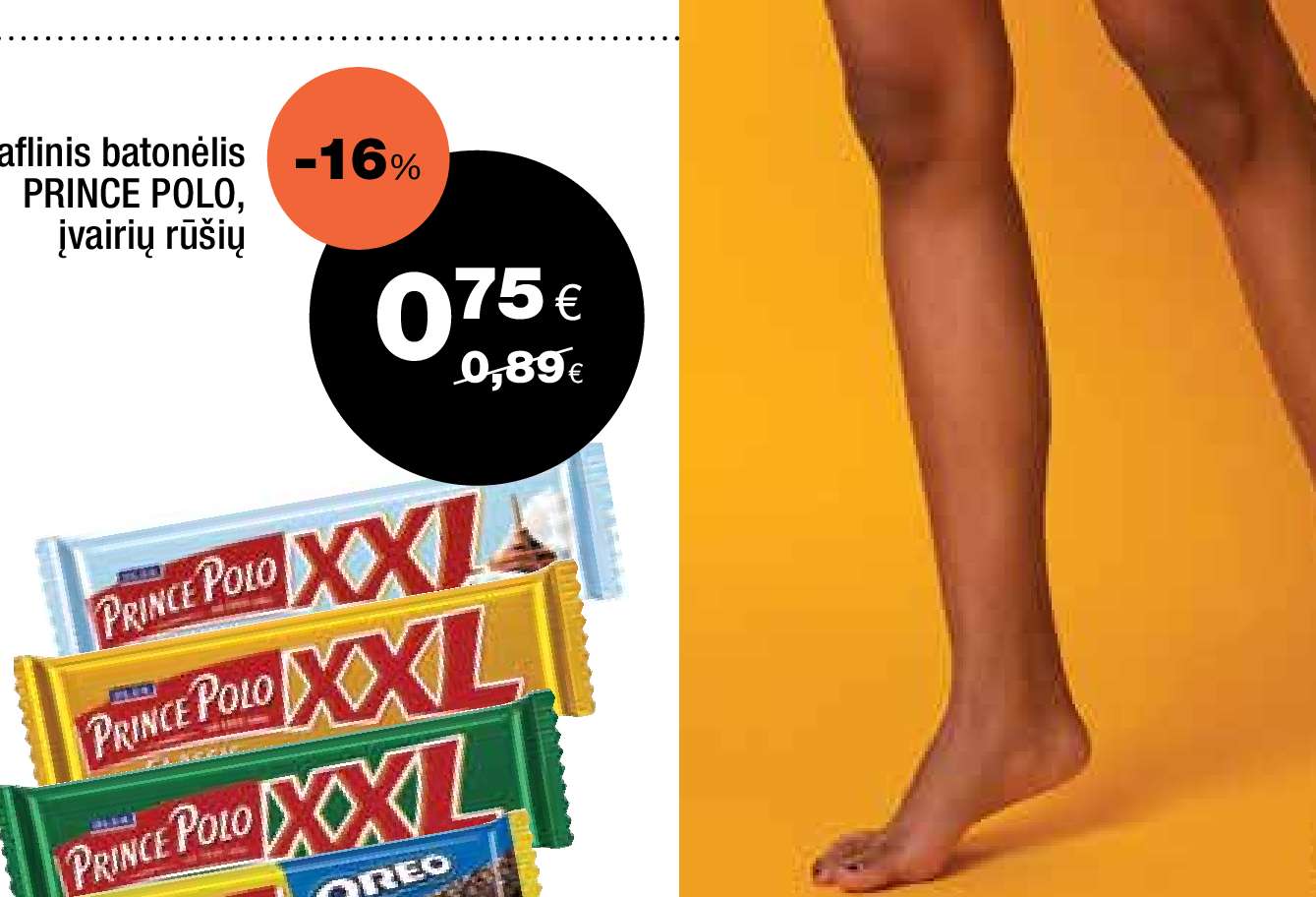 Vaflinis batonėlis PRINCE POLO XXL