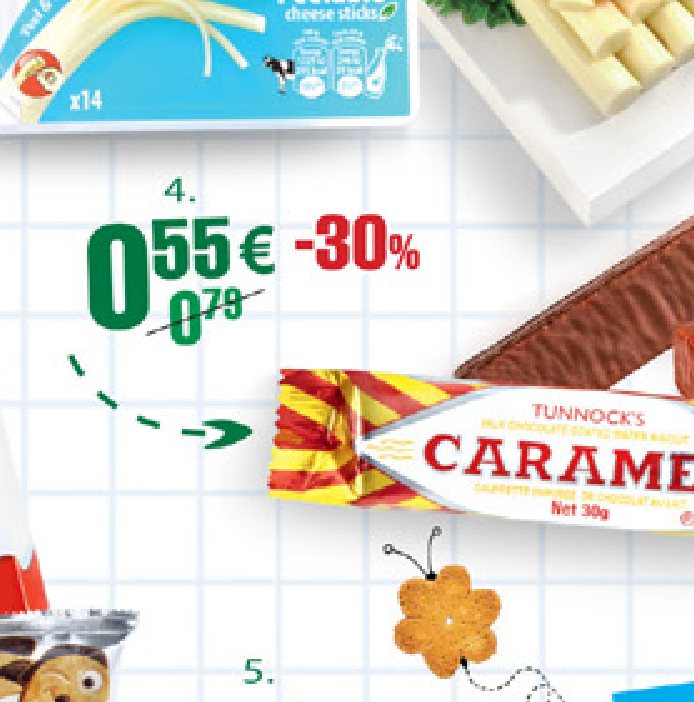 Vaflinis batonėlis TUNNOCKS CARAMEL, 30 g