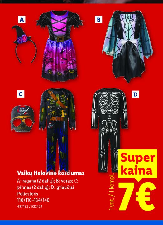 Vaikų Helovino kostiumas