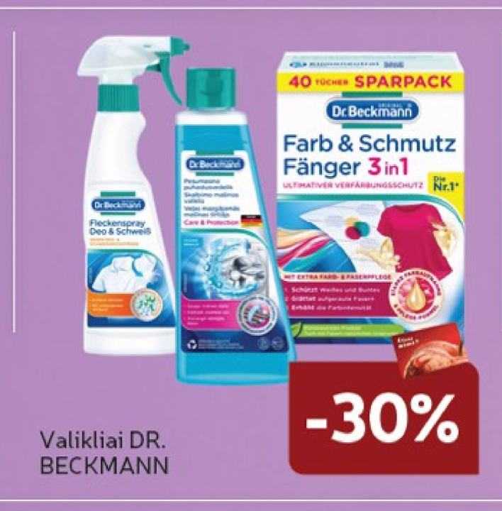 Valikliai DR. BECKMANN