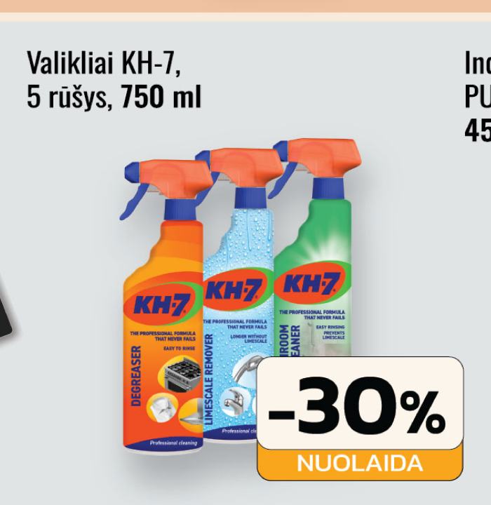 Valikliai KH-7, 750 ml