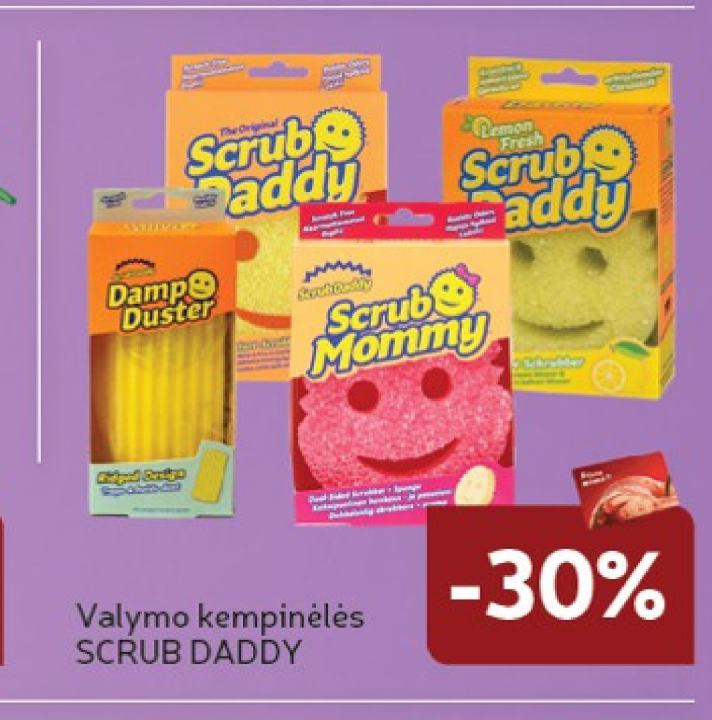 Valymo kempinėlės SCRUB DADDY
