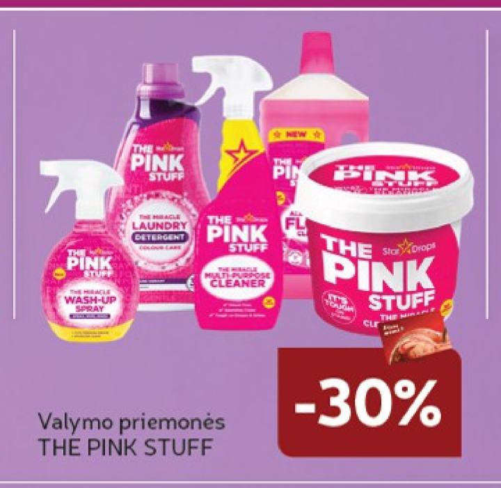 Valymo priemonės THE PINK STUFF