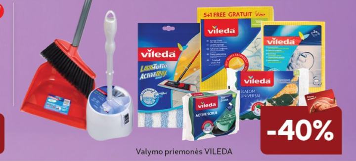 Valymo priemonės VILEDA