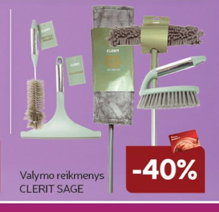Valymo reikmenys CLERIT SAGE