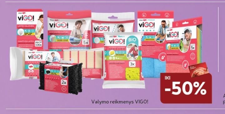 Valymo reikmenys VIGO!