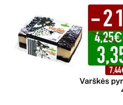 Varškės pyragas, 450 g