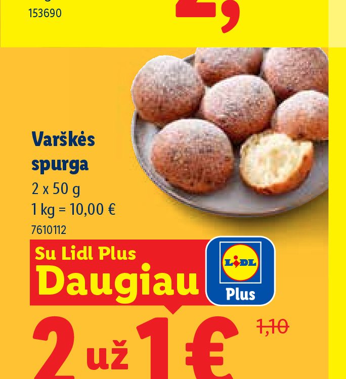 Varškės spurga, 2 x 50 g
