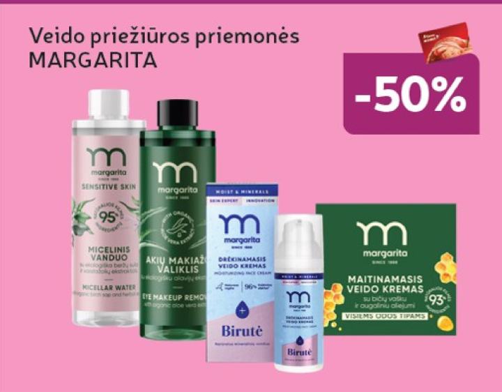 Veido priežiūros priemonės MARGARITA