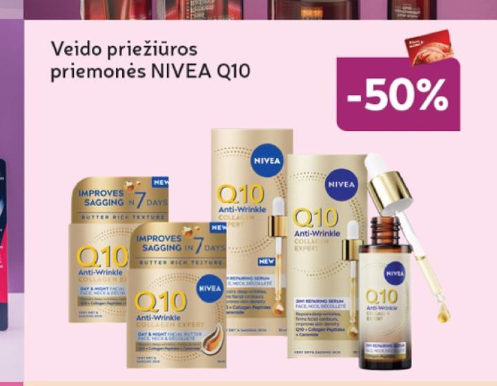 Veido priežiūros priemonės NIVEA Q10