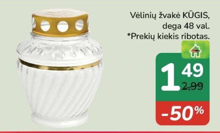 Vėlinių žvakė KŪGIS