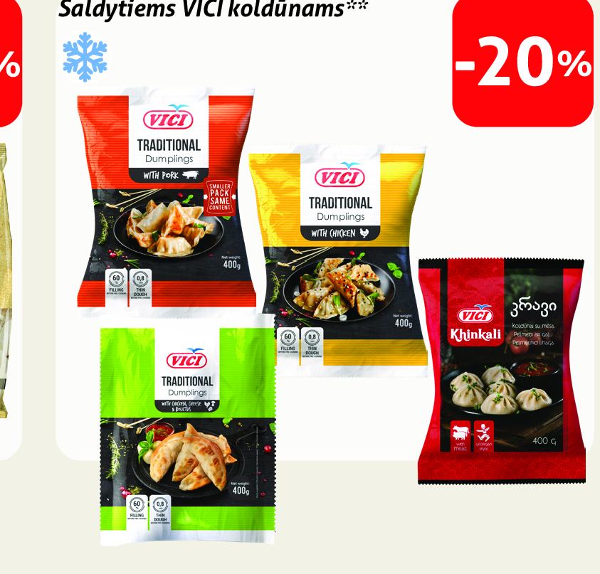 VIČI koldūnai