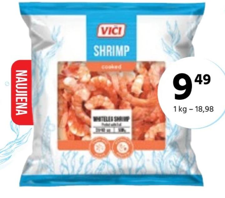 VIČI SHRIMP cooked