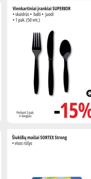 Vienkartiniai įrankiai SUPERIOR, 1 pak.