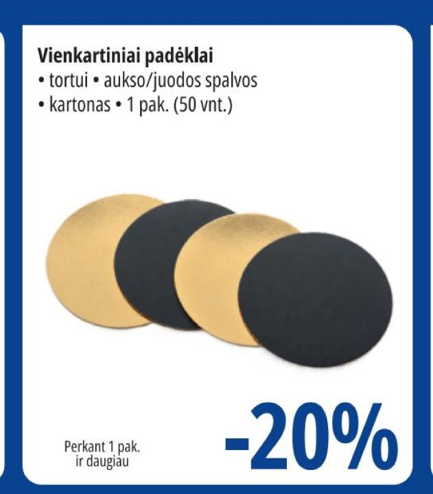 Vienkartiniai padėklai, 1 pak.