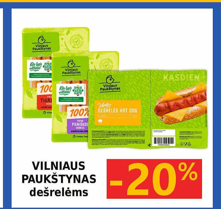 VILNIAUS PAUKŠTYNAS dešrelėms