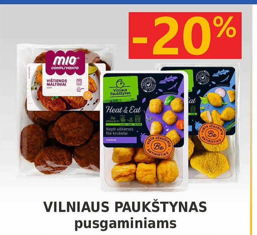 VILNIAUS PAUKŠTYNAS pusgaminiams