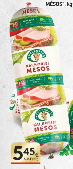 Virta dešra „Kai norisi MĖSOS“
