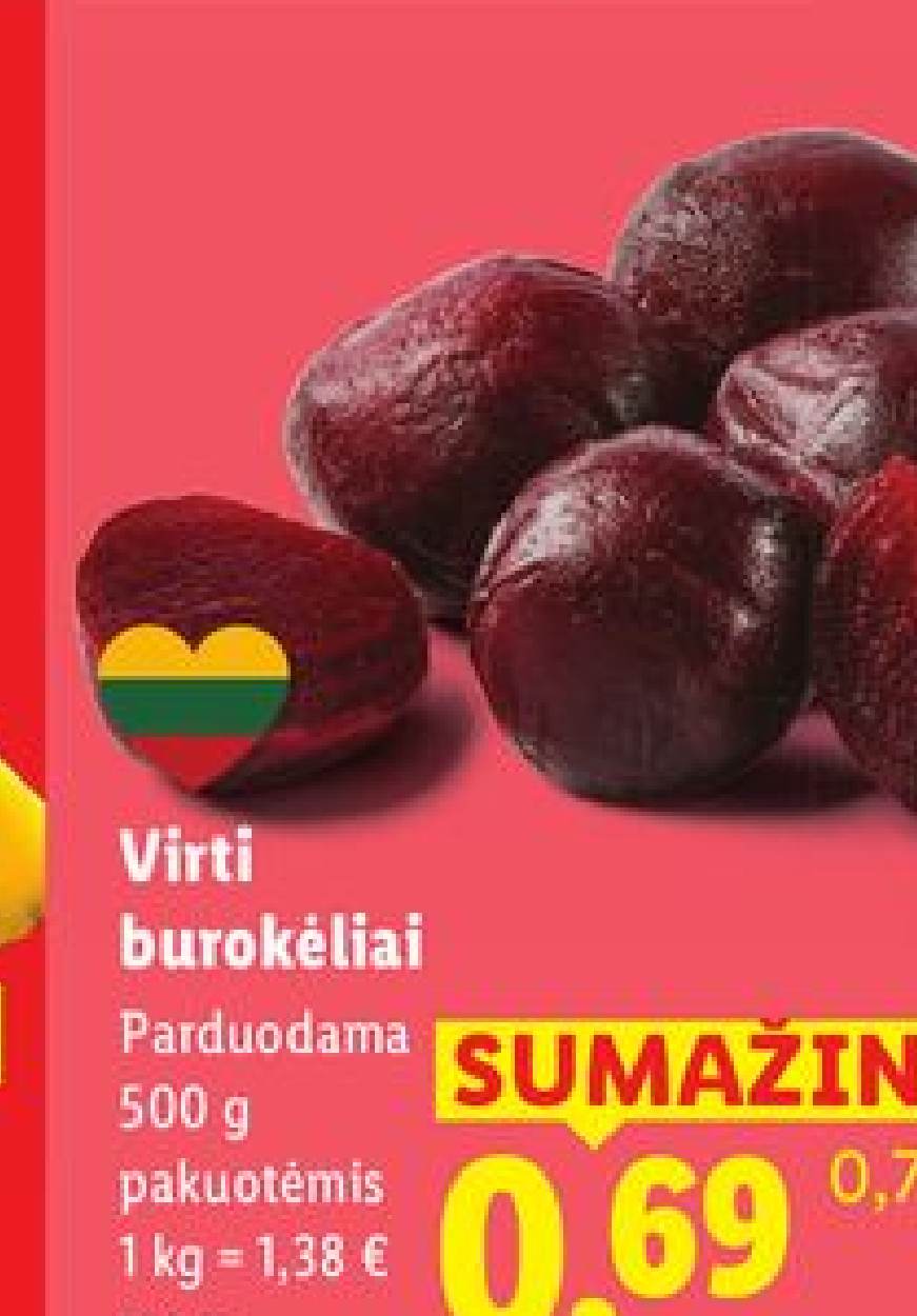 Virti burokėliai, 500 g