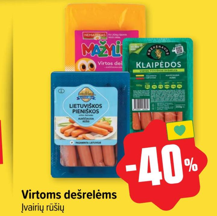 Virtoms dešrelėms