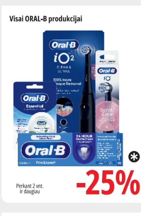 Visai ORAL-B produkcijai