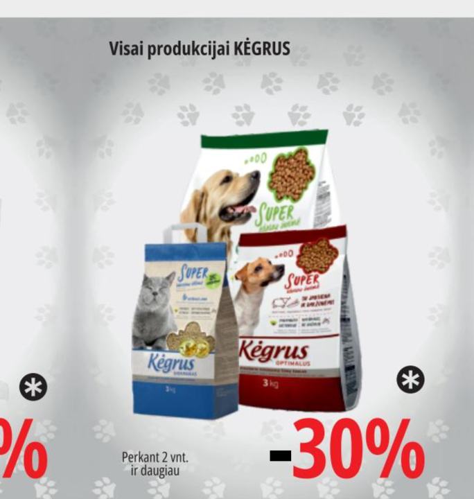 Visai produkcijai KĖGRUS