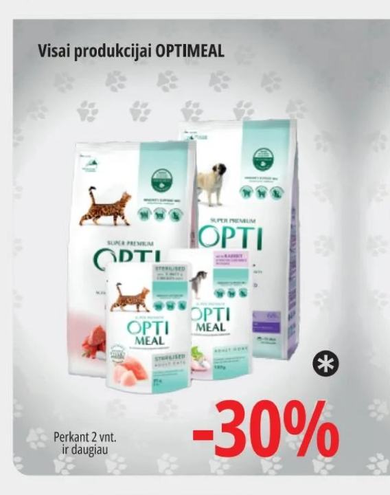 Visai produkcijai OPTIMEAL