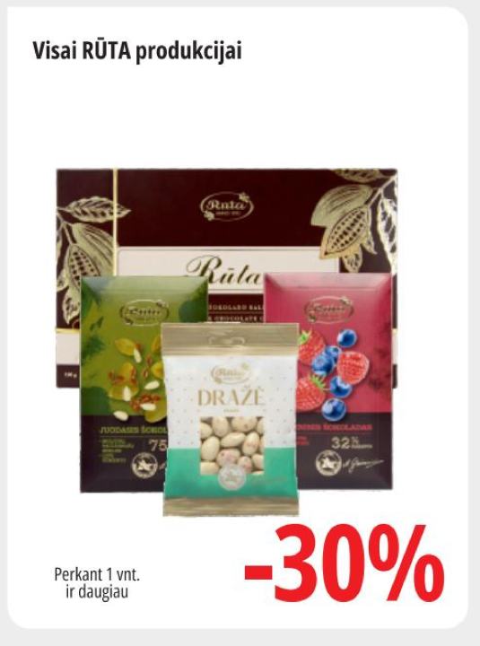 Visai RŪTA produkcijai