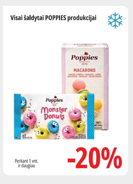 Visai šaldytai POPPIES produkcijai