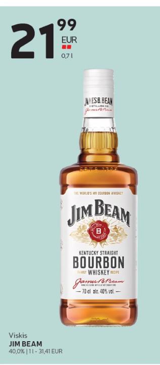 Viskis JIM BEAM