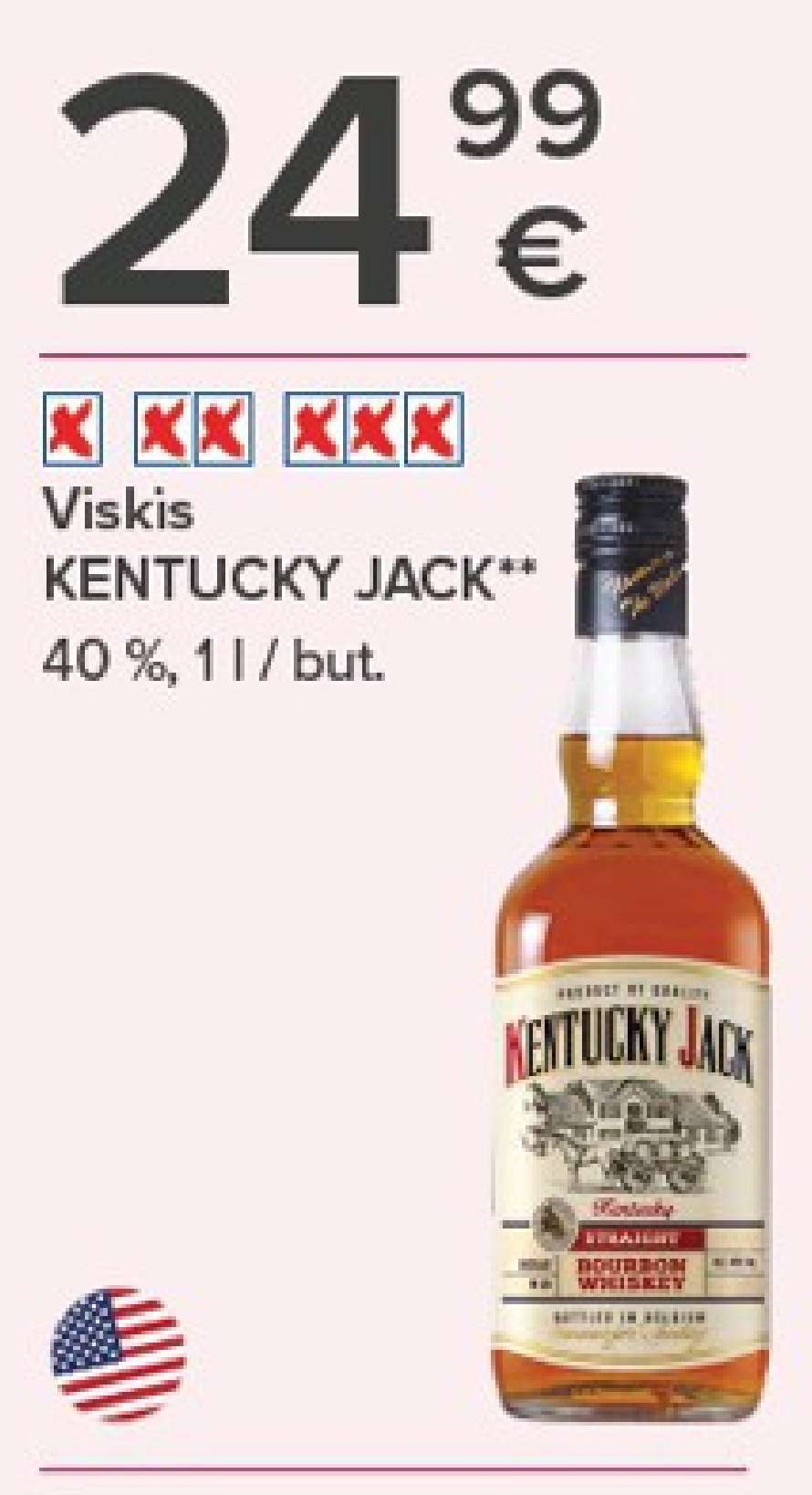 Viskis KENTUCKY JACK, 1 l