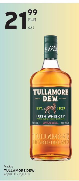 Viskis TULLAMORE DEW