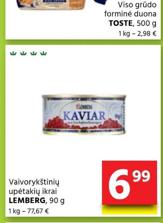 Viso grūdo forminė duona TOSTE, 500 g