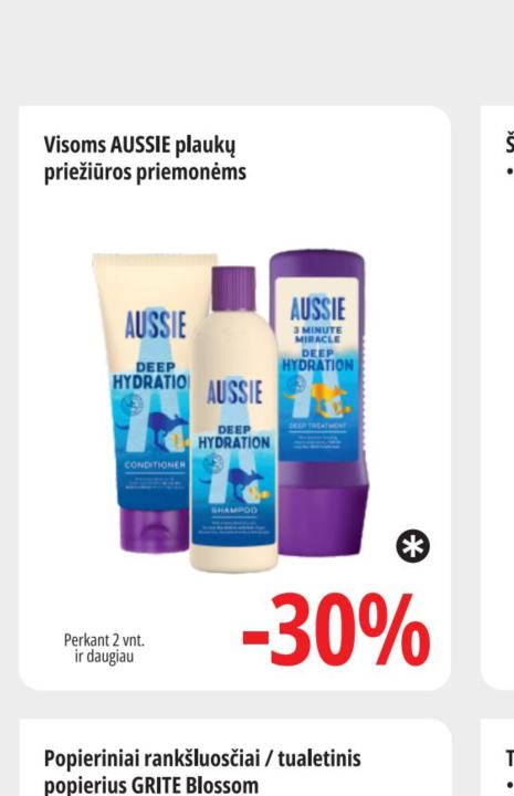 Visoms AUSSIE plaukų priežiūros priemonėms