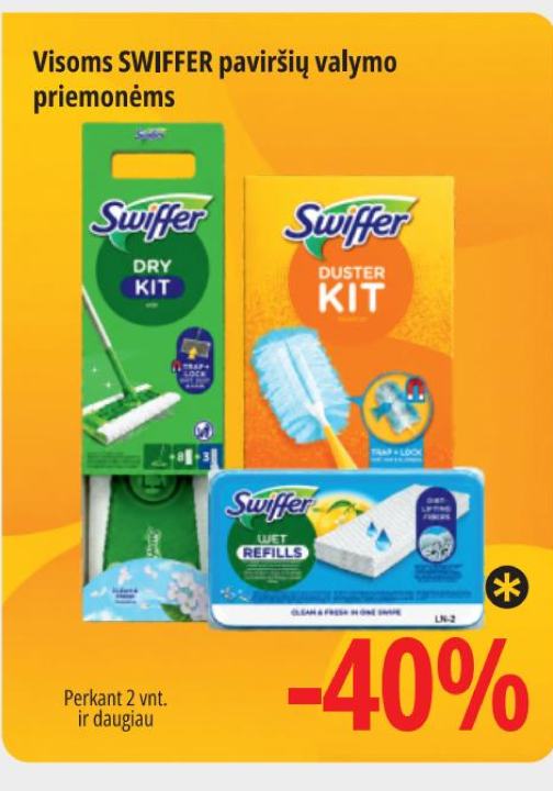 Visoms SWIFFER paviršių valymo priemonėms