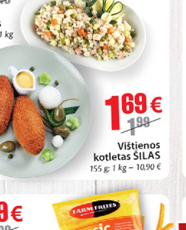 Vištienos kotletas ŠILAS, 155 g