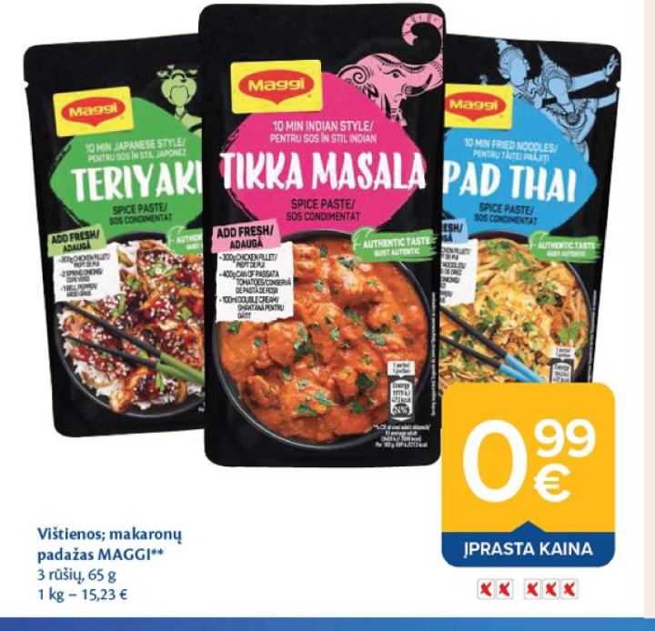 Vištienos; makaronų padažas MAGGI, 65 g