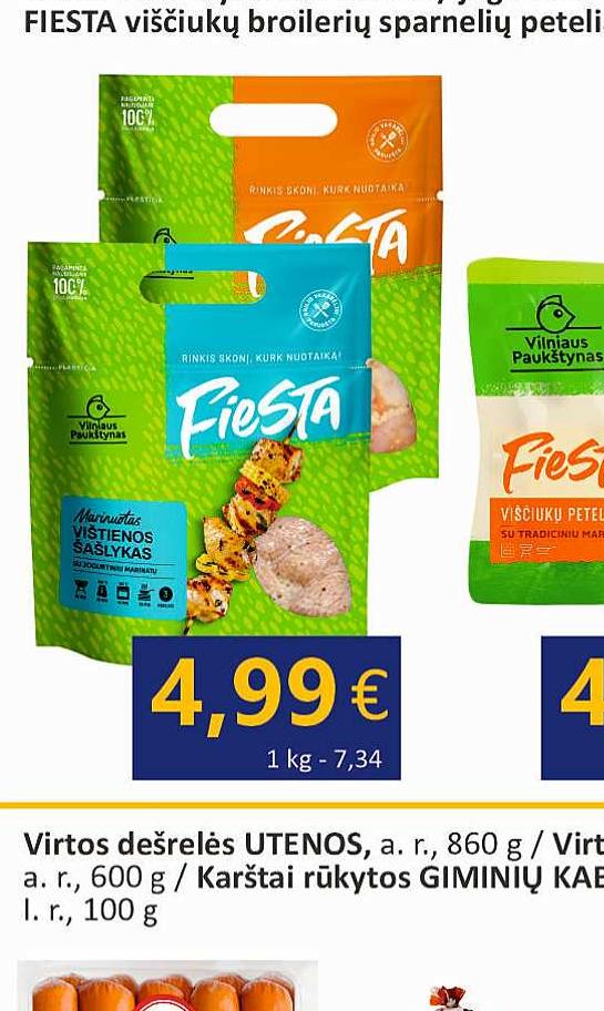 Vištienos šašlykas su švelniu / jogurtiniu marinatu, 680 g