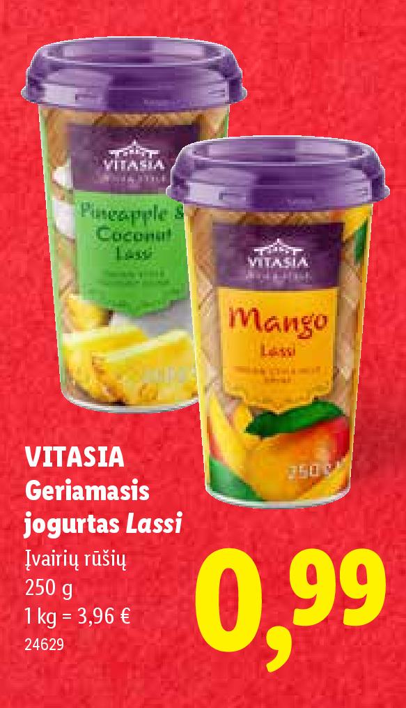 VITASIA Geriamasis jogurtas Lassi, 250 g